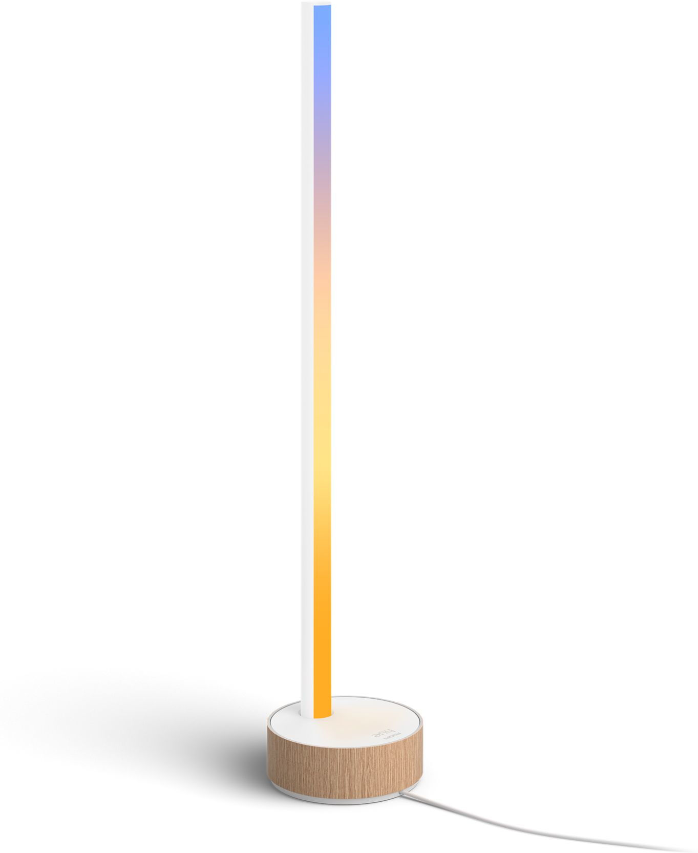 Philips Hue White and Color ambiance Gradient Signe Lampada Smart Tavolo Effetto Legno [929003479601]