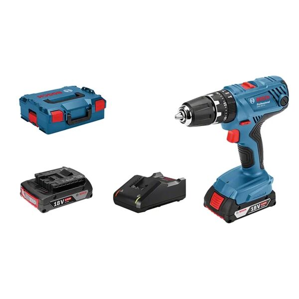 bosch trapano  gsb 18v-21 professional 1800 giri/min senza chiave 1,2 kg nero, blu, rosso [06019h1107]