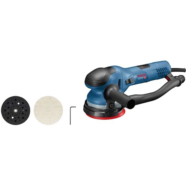 bosch get 55-125 professional levigatrice orbitale casuale 7800 giri/min 15600 opm nero, blu 550 w [0601257000]