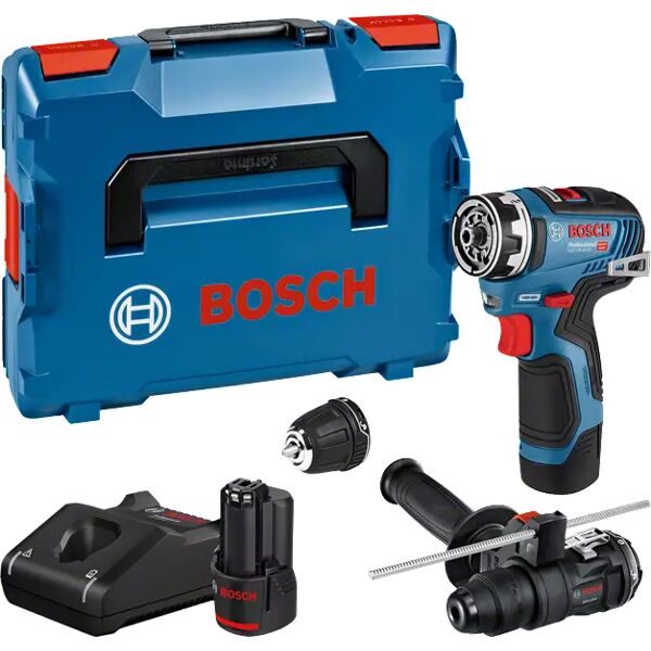 bosch trapano  gsr 12v-35 fc professional 1750 giri/min 590 g nero, blu, rosso [06019h3009]