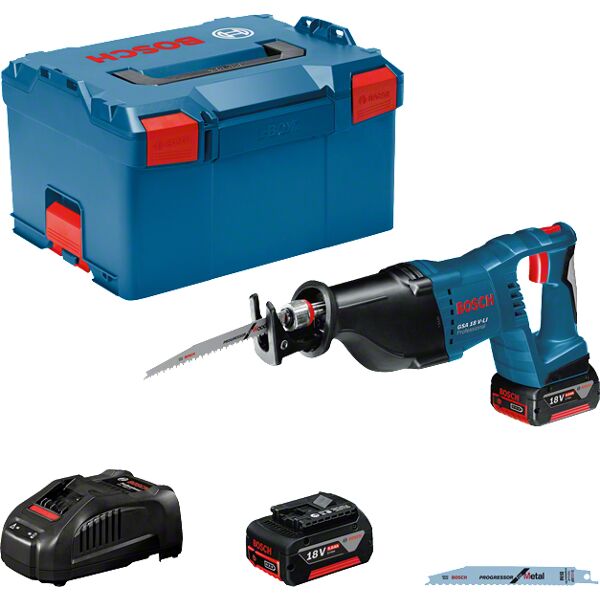 bosch sega  gsa 18v-li professional nero, blu [060164j007]