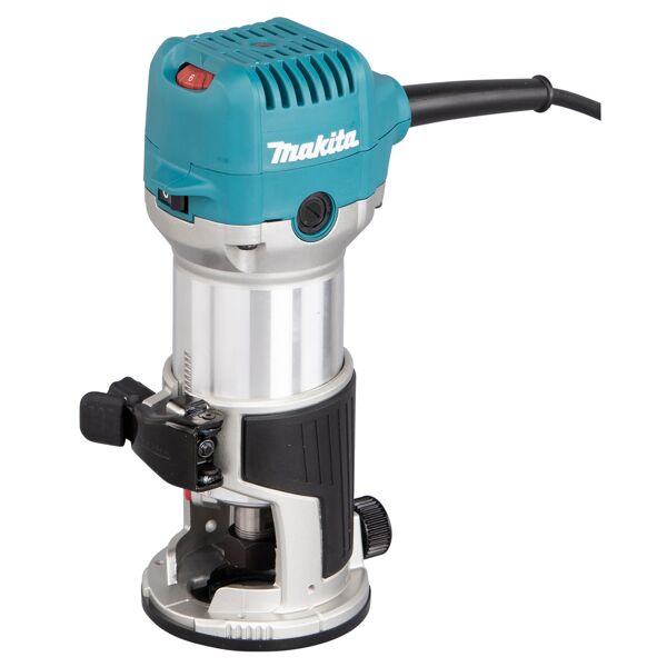 makita router  rt0702cx2j fresa verticale e tagliabordi nero, grigio, colore foglia di tè 34000 giri/min 710 w [rt0702cx2j]