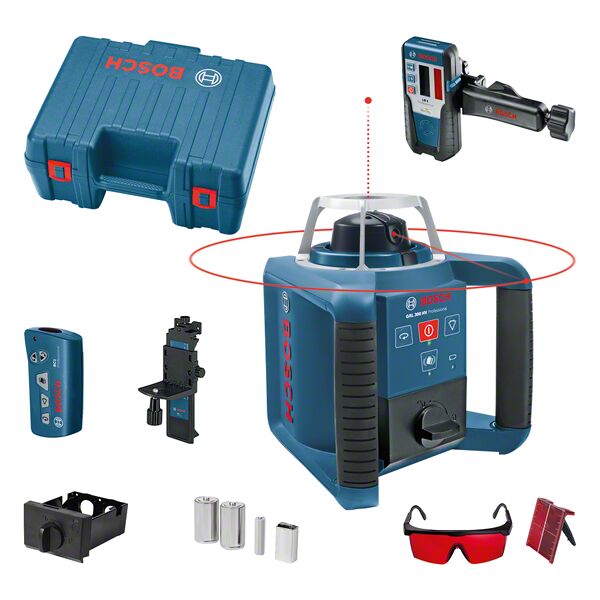 bosch livello laser  grl 300 hv professional livella rotatoria m 635 nm (< 1 mw) [0601061501]