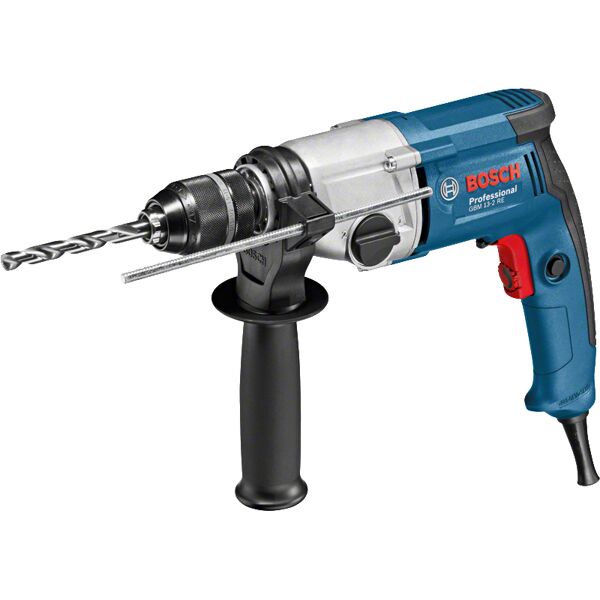 bosch trapano  gbm 13-2 re 1750 giri/min chiave 2,4 kg nero, blu, grigio [06011b2000]