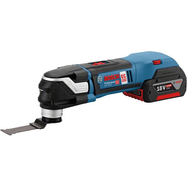 bosch cutter universale cordless  gop 18v-28 professional ioni di litio nero, blu, rosso senza batteria e senza caricabatteria [06018b6001]