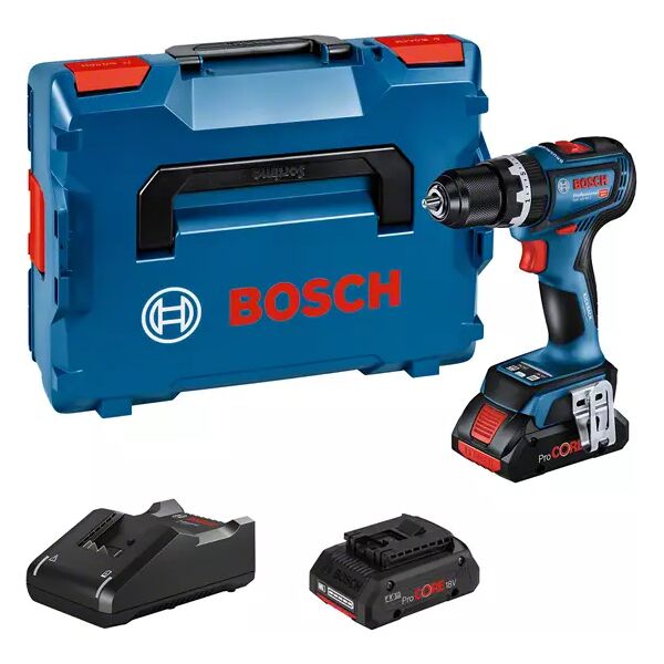 bosch trapano  gsb 18v-90 c 2100 giri/min 1,2 kg nero, blu, rosso [06019k6104]