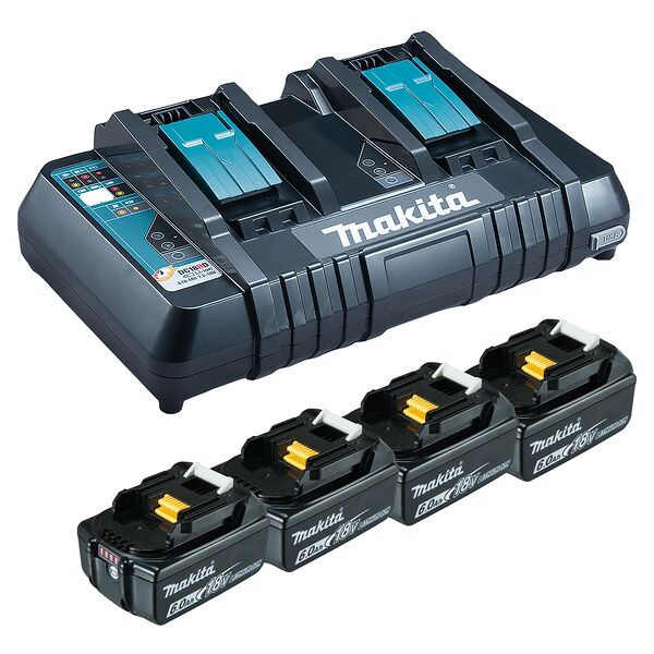 makita 199485-6 batteria e caricabatteria per utensili elettrici set caricabatterie [199485-6]