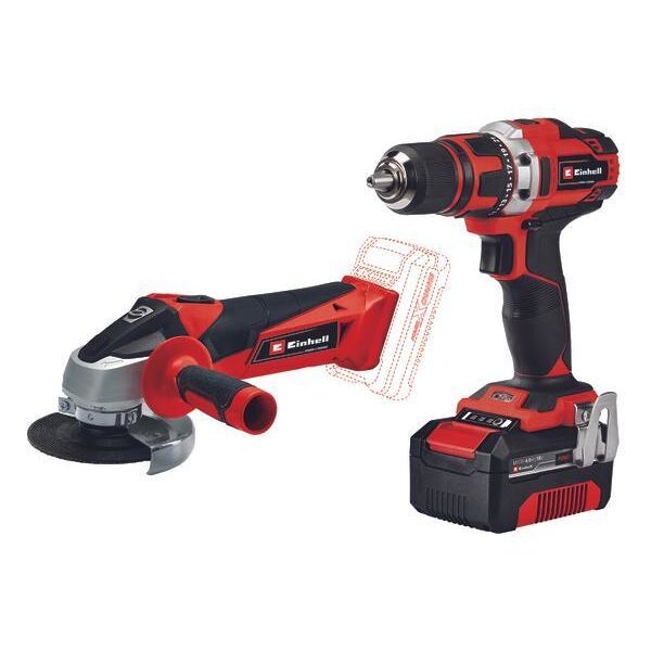 einhell te-tk 18/2 li kit (cd+ag) [4257240]