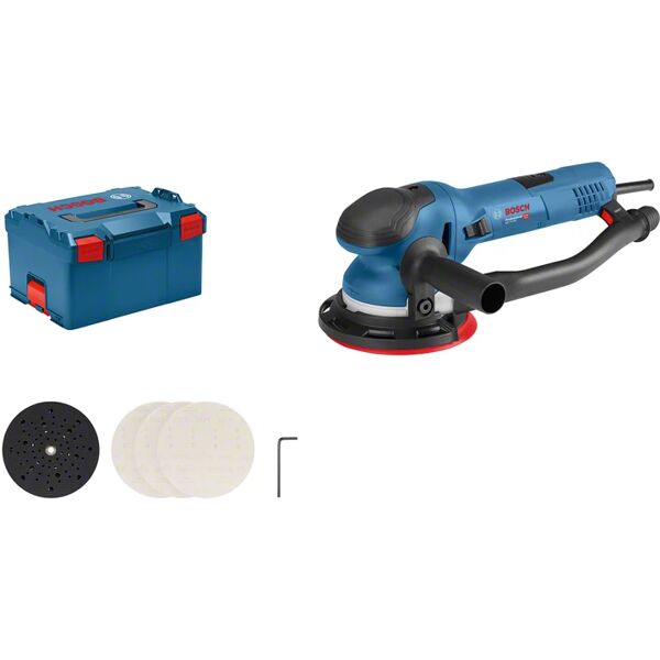 bosch get 75-150 professional levigatrice orbitale casuale 7300 giri/min 14600 opm nero, blu 750 w [0601257101]