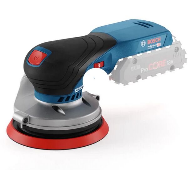 bosch gex 18v-125 professional levigatrice orbitale casuale 10000 giri/min 20000 opm nero, blu, grigio, rosso [0601372201]