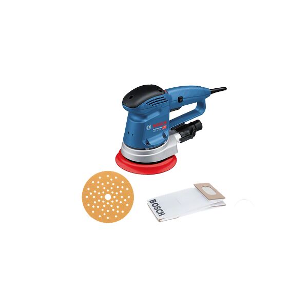 bosch gex 34-150 professional levigatrice orbitale casuale 12000 giri/min 24000 opm nero, blu, grigio, rosso