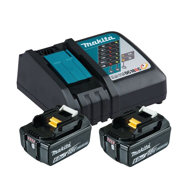 makita 199480-6 batteria e caricabatteria per utensili elettrici set caricabatterie [199480-6]