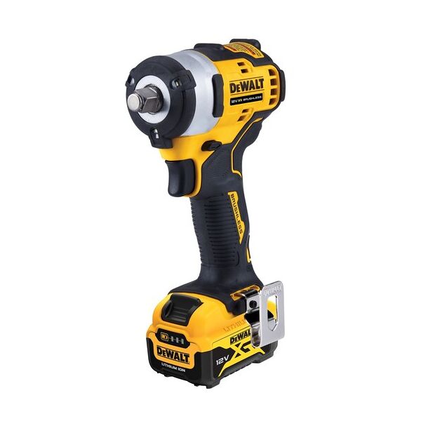 dewalt avvitatore elettrico  dcf901p2-qw avvitatore a batteria 1/2 340 nm nero, giallo 12 v con e caricabatteria [dcf901p2-qw]