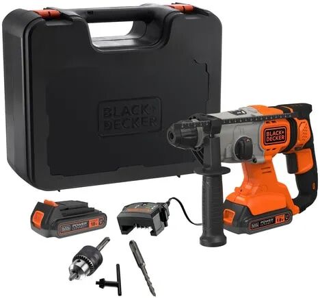 black & decker bcd900e2k-qw trapano 1880 giri/min sds-plus