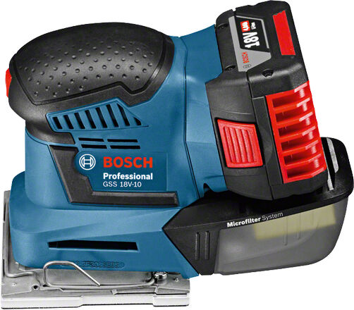 bosch gss 18v-10 levigatrice portatile [06019d0202]