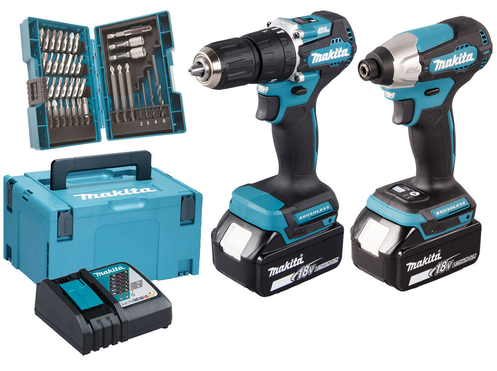 makita dlx2414jx4 kit combinato cordless [dlx2414jx4]