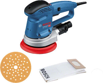 bosch gex 34-150 professional levigatrice orbitale casuale 12000 giri/min 24000 opm nero, blu, grigio, rosso