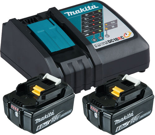 makita 199480-6 batteria e caricabatteria per utensili elettrici set caricabatterie [199480-6]