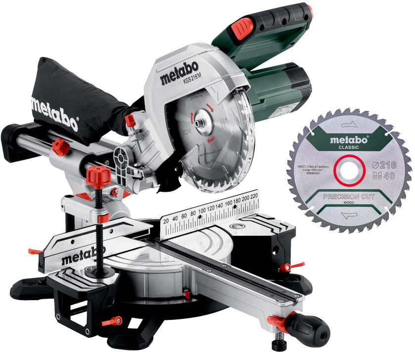 Metabo Troncatrice  KGS 216 M SET 5000 Giri/min 1200 W [613216900]