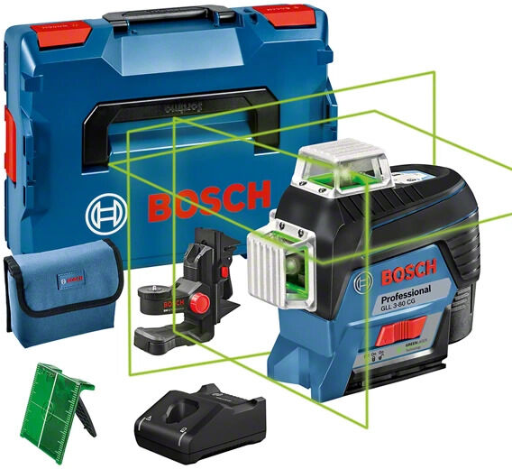 Bosch Livello laser  GLL 3-80 CG Professional Livella lineare 30 m 500-540 nm (&lt; 10 mW) [0601063T00]