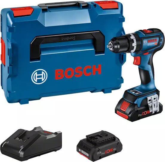 Bosch Trapano  GSB 18V-90 C 2100 Giri/min 1,2 kg Nero, Blu, Rosso [06019K6104]