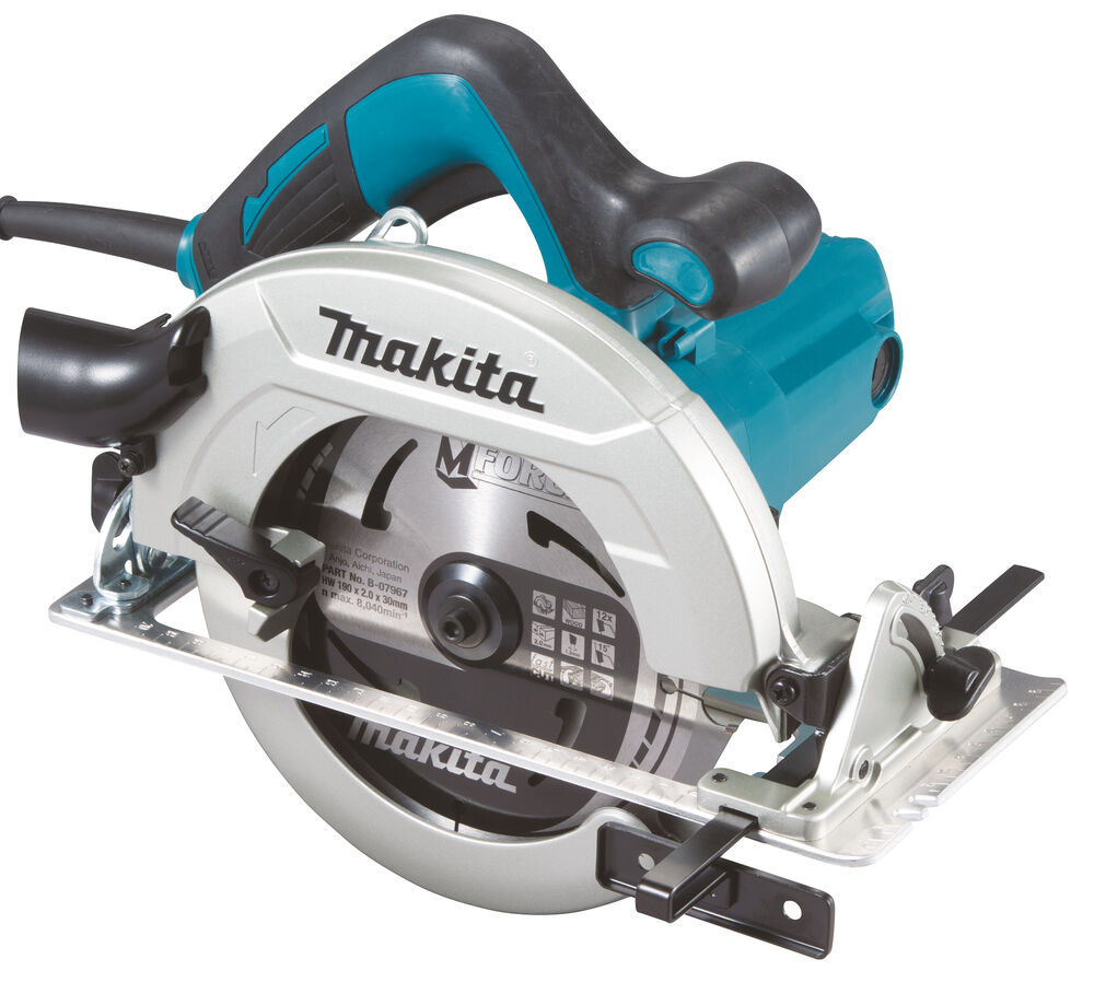 Makita HS7611J sega circolare portatile 19 cm Nero, Blu 5500 Giri/min 1600 W [HS7611J]