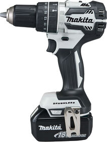 Makita DHP484RGJW trapano 2000 Giri/min Senza chiave 1,2 kg Nero, Bianco [DHP484RGJW]