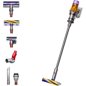 Dyson Aspiratore portatile  V12 Detect Slim Absolute aspirapolvere senza filo Nichel, Giallo Senza sacchetto [NO]