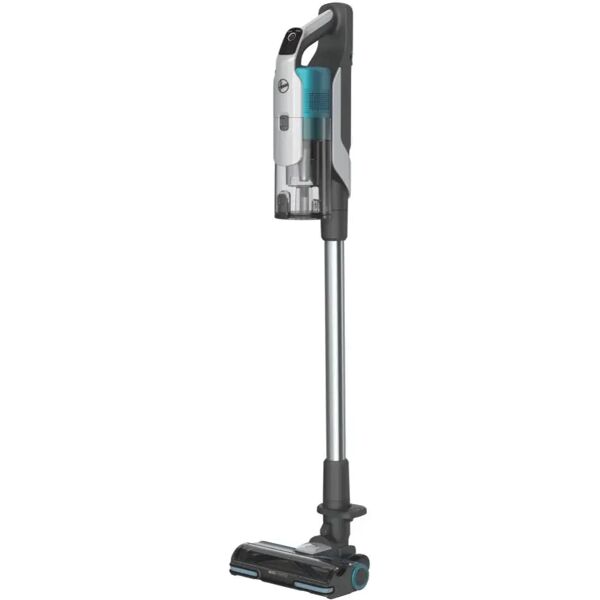 hoover scopa elettrica  hf9, aspirapolvere senza filo, blu/grigio, 0,7l, senza sacchetto