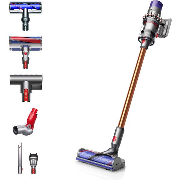 dyson aspiratore portatile  cyclone v10 absolute aspirapolvere senza filo rame, nichel senza sacchetto [448883-01]