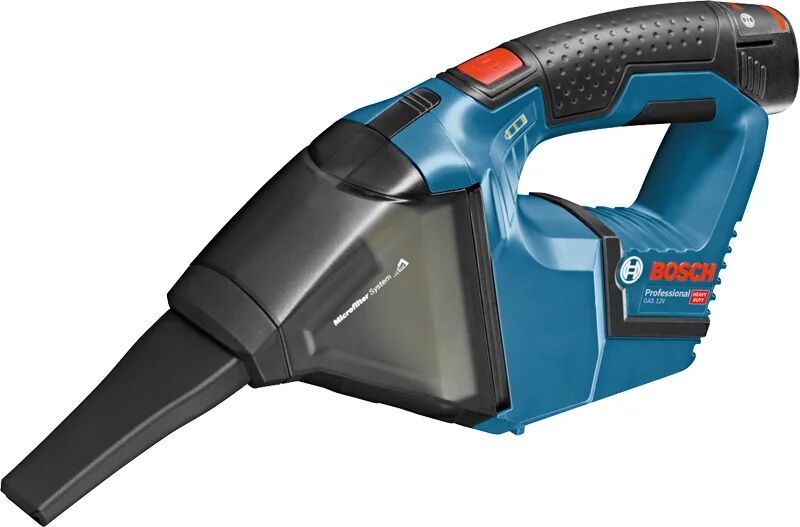 Bosch Aspiratore portatile  GAS 12V Professional aspirapolvere senza filo Nero, Blu, Rosso Senza sacchetto [06019E3003]