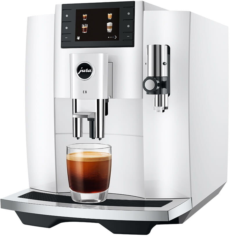 jura macchina per caffè  e8 (ec) automatica espresso 1,9 l [e8 piano white (ec)]