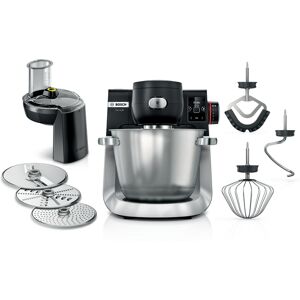 Bosch Serie 6 MUMS6ZS13D robot da cucina 1600 W 5,5 L Nero, Acciaio inossidabile Bilance incorporate [MUMS6ZS13D]