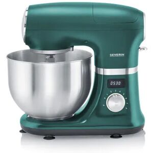 severin km 3896 robot da cucina 5,5 l verde, stainless steel [km3896]