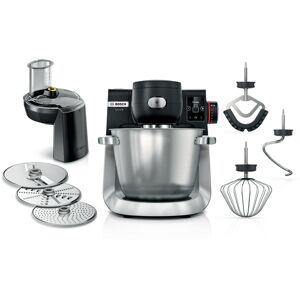 bosch serie 6 mums6zs13d robot da cucina 1600 w 5,5 l nero, acciaio inossidabile bilance incorporate [mums6zs13d]