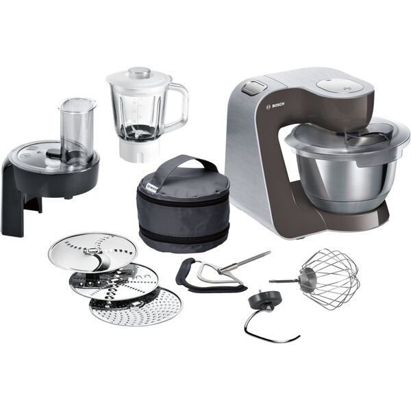 bosch mum58a20 robot da cucina 1000 w 3,9 l antracite, argento [mum58a20]