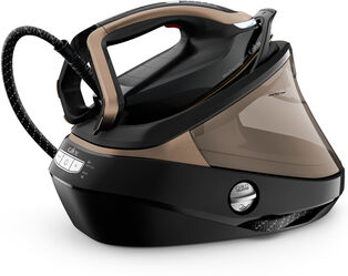 tefal ferro da stiro con caldaia  pro express vision gv9820 3000 w 1,2 l durilium airglide autoclean soleplate nero, oro [gv9820]