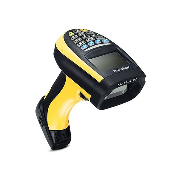 datalogic lettore di codice a barre  powerscan 95x1 auto range codici portatile 1d/2d led nero, giallo [pm9501-dkar433rb]