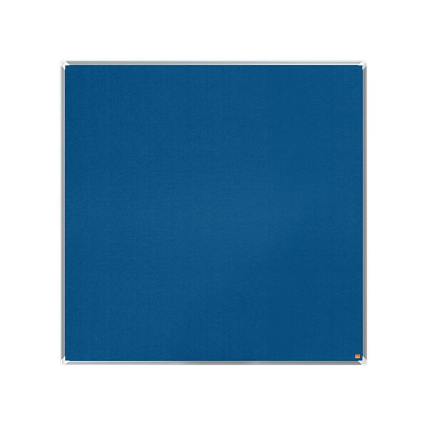 nobo premium plus bacheca per appunti interno blu alluminio [1915190]