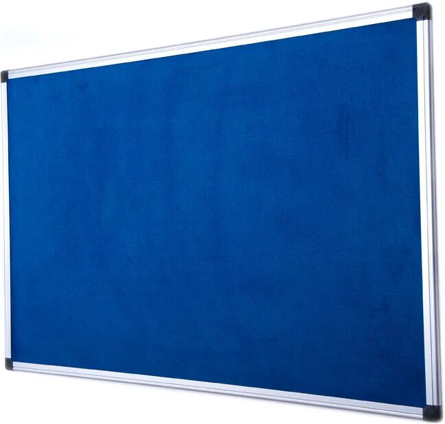 Bi-Office Fire Retardant Notice Board bacheca per appunti Interno Blu Alluminio [SA2701170]