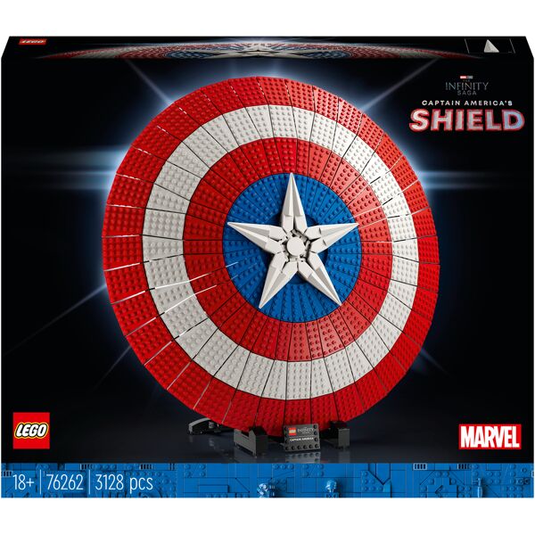 lego marvel super heroes lo scudo di captain america [76262]