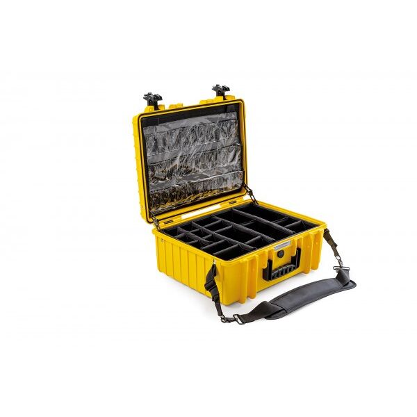 b&w type 6000 valigetta porta attrezzi valigetta/custodia classica giallo [6000/y/med]