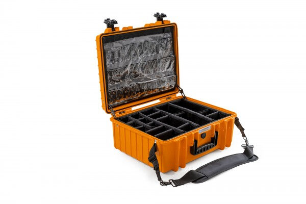 B&amp;W Type 6000 valigetta porta attrezzi Valigetta/custodia classica Arancione [6000/O/MED]