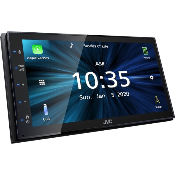 jvc autoradio  kw-m560bt ricevitore multimediale per auto nero 200 w bluetooth [kwm-560bt]