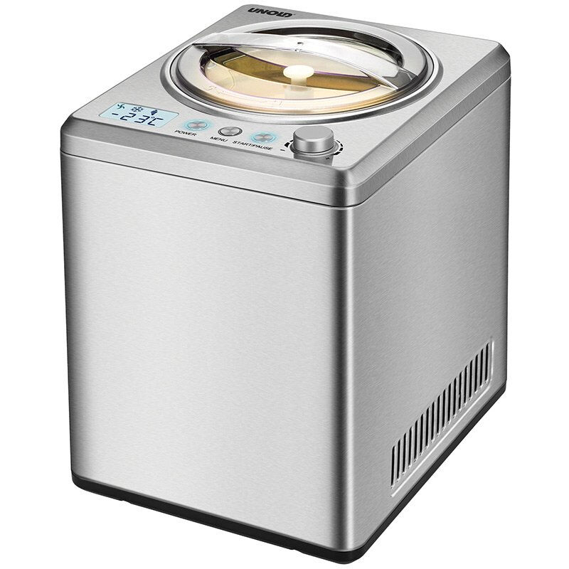 Unold Macchina per gelato  Pro Plus Gelatiera compressore 2,5 L 250 W Acciaio inossidabile [48880]