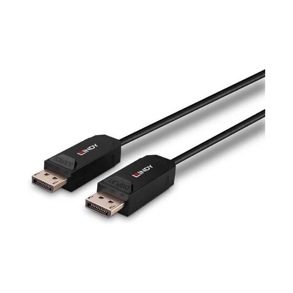 lindy 38525 cavo displayport 10 m nero [38525]