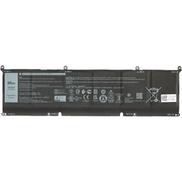 origin storage dell battery precision 5550 6 cell 86 whr oem: m59jh / 70n2f batteria ricaricabile industriale ioni di litio 7167 mah 11,4 v [bat-dell-pws5550/6]