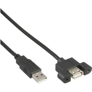 Inline B-33440e Cavo Usb 0,6 M 2.0 A Nero [b-33440e]