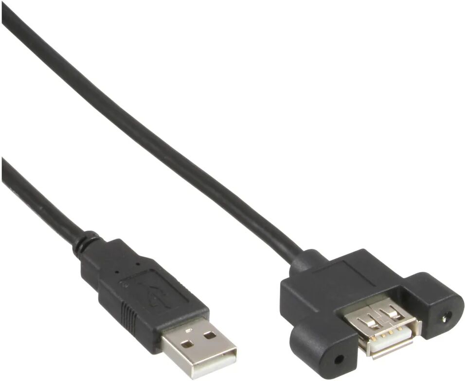 InLine B-33440E cavo USB 0,6 m 2.0 A Nero [B-33440E]