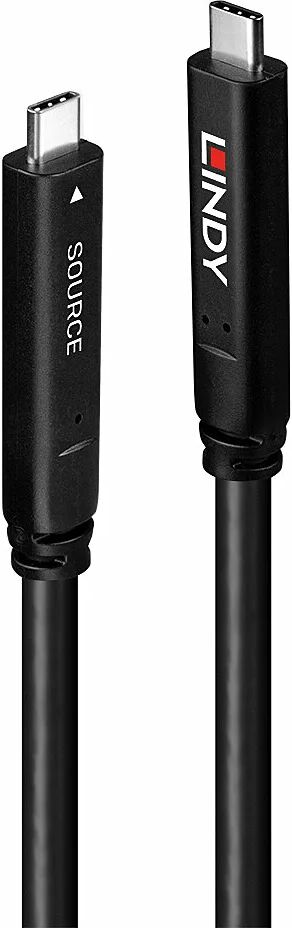 Lindy 43393 cavo USB 8 m 3.2 Gen 1 (3.1 1) C Nero